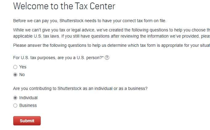 tax form shutterstock